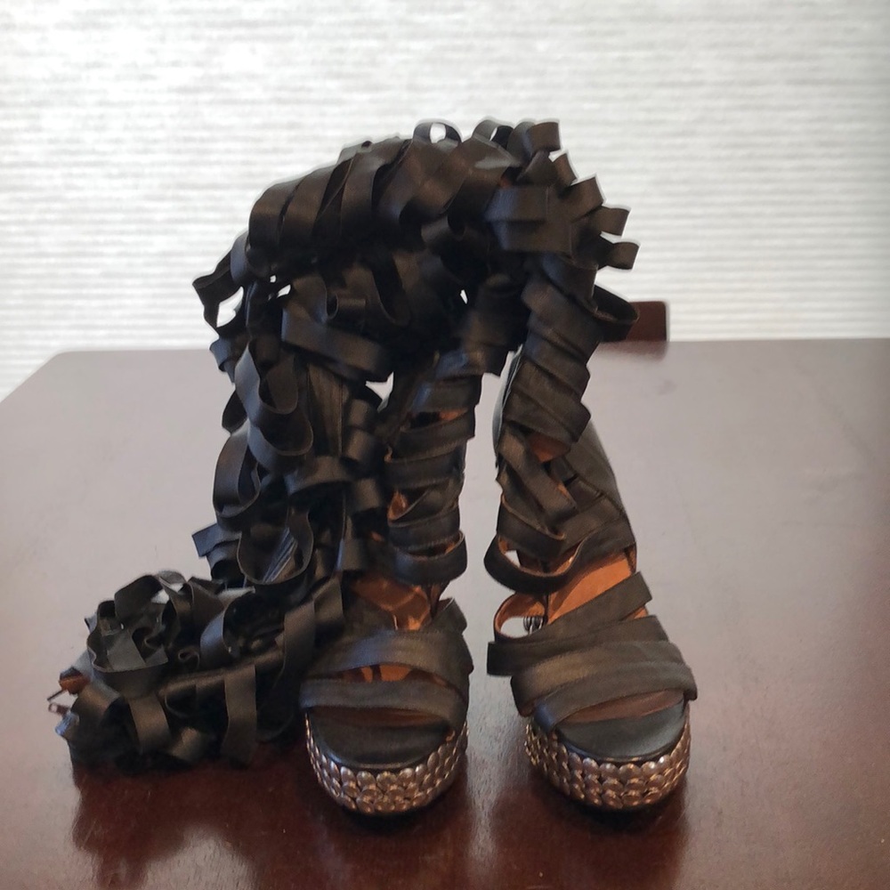 Jeffrey Campbell thigh high boots, size 10
